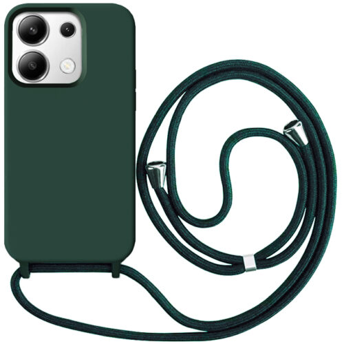 Θήκη Liquid Silicone Κορδόνι Forest Green Xiaomi Redmi Note 13 5G ΘΗΚΕΣ Orso