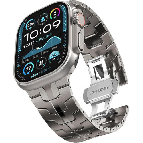 OrsoBand Metal TitanForce Bracelet Titanium Grey Watch 38/40/41/42mm Series 10 2024 APPLE WATCH Orso