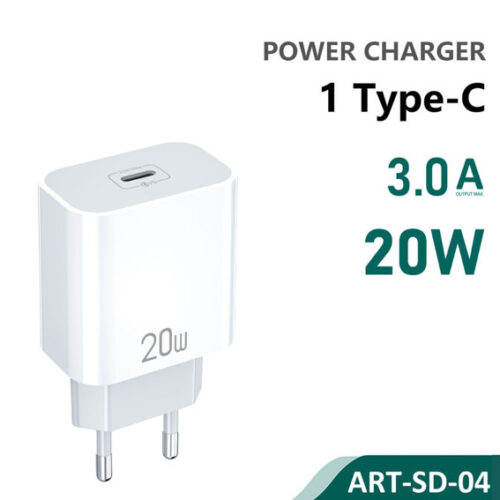 Siipro 20W USB-C Charger White (SD-04) ΑΞΕΣΟΥΑΡ SIIPRO